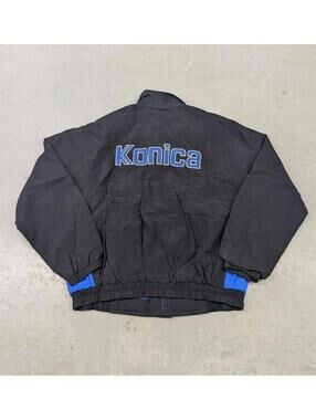 Vintage 90s Konica Camera Film and Camera Windbreaker Jacket